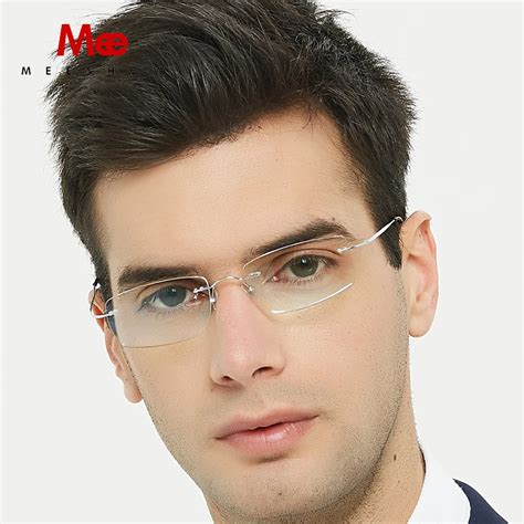 Rimless Prescription Glasses for Men and Women.